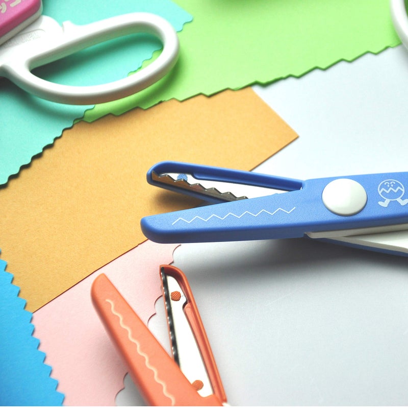 CANARY Kids Craft Scissors for Age 4-8, Extra Safe Decorative Edge Blade [ZIG-ZAG], Paper Craft Scissors for Preschool and Elementary School Child, Made in JAPAN - Image 4